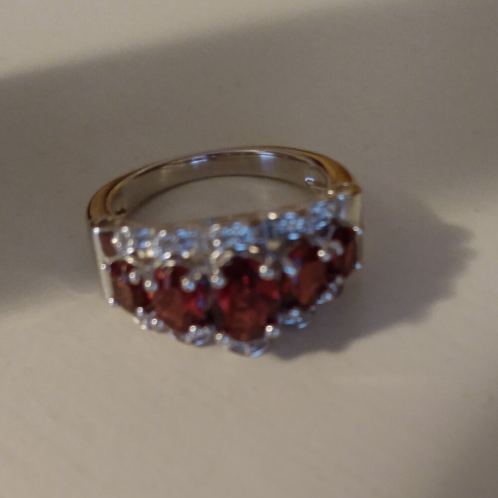 Stunning red garnet ring! - Picture 6 of 7
